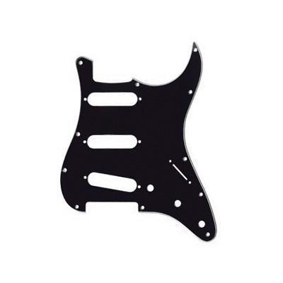 Black 11-Hole Pickguard PG-0552-033 for Stratocaster Guitars