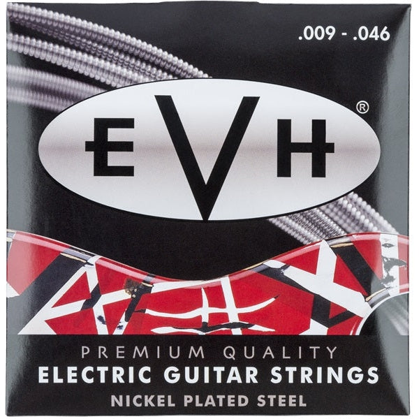 EVH 9 - 46 Nickel - Plated Steel Electric Guitar Strings for Excellent Tone