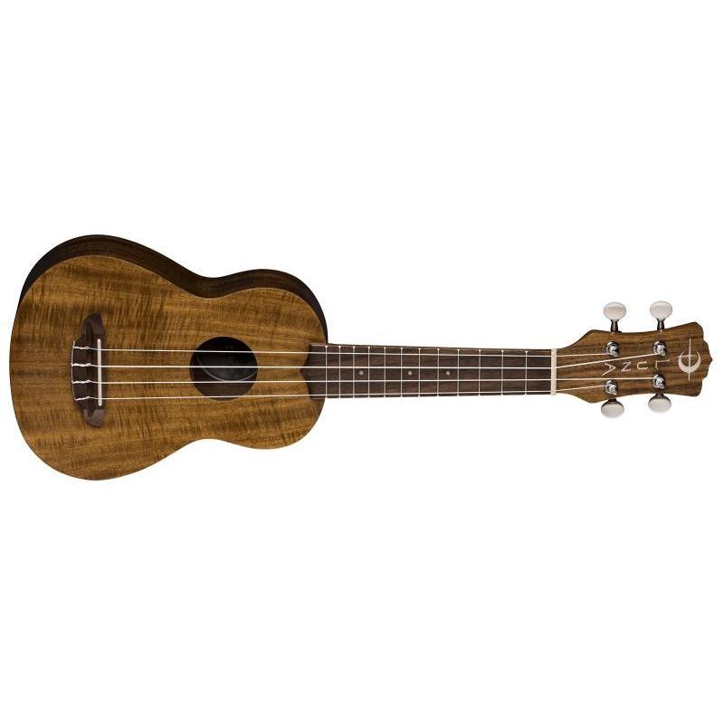 Luna Flamed Acacia Soprano Ukulele with Premium Gig Bag