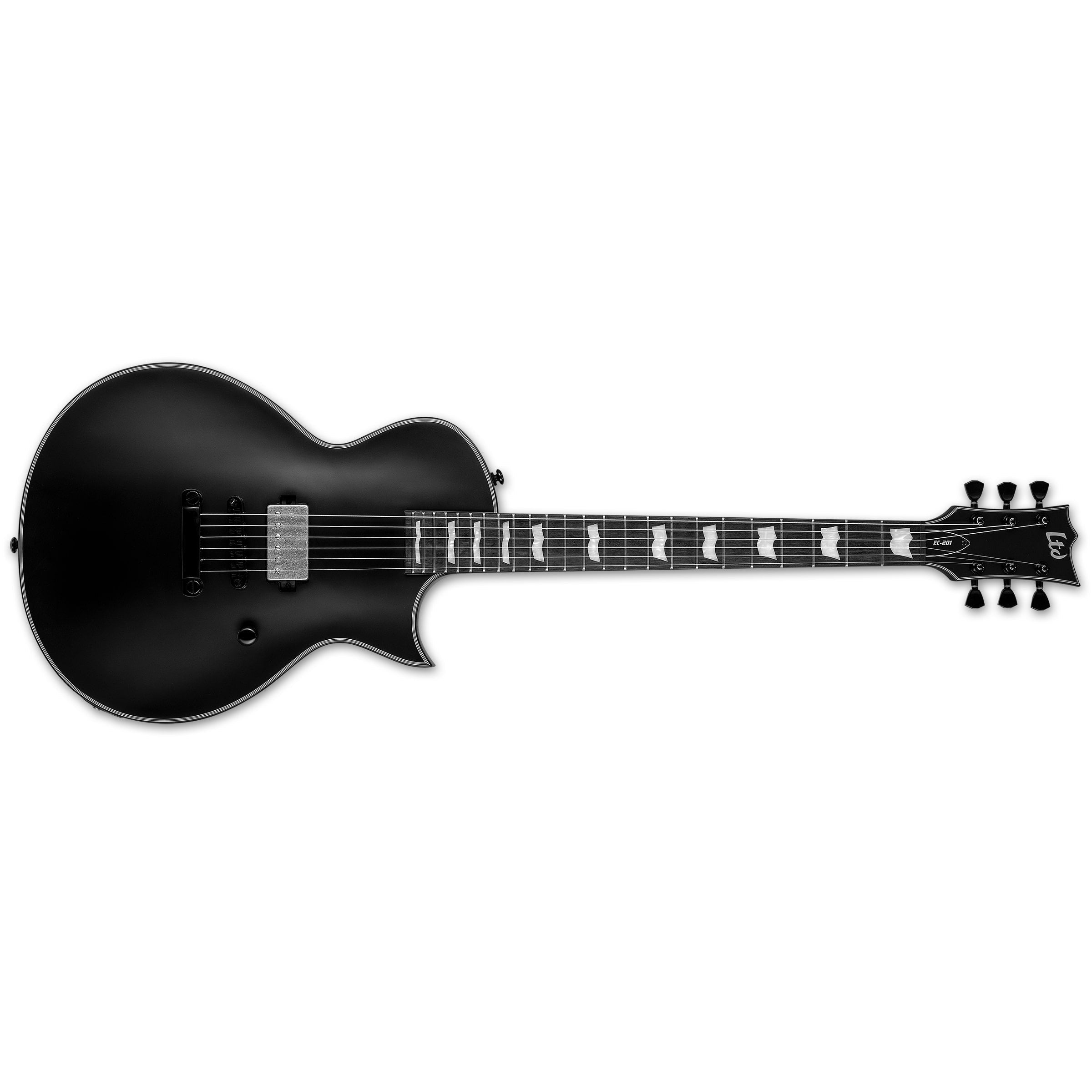 Hot Deal! ESP LTD EC-201 Electric Guitar in Black Satin Finish