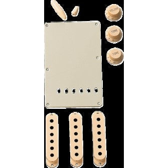 Aged White Fender Stratocaster Customization Accessory Kit