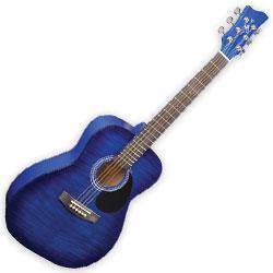 Hot Deal: Jay Junior JJ42-BLSB 1/2 Size Blue Burst Acoustic Guitar