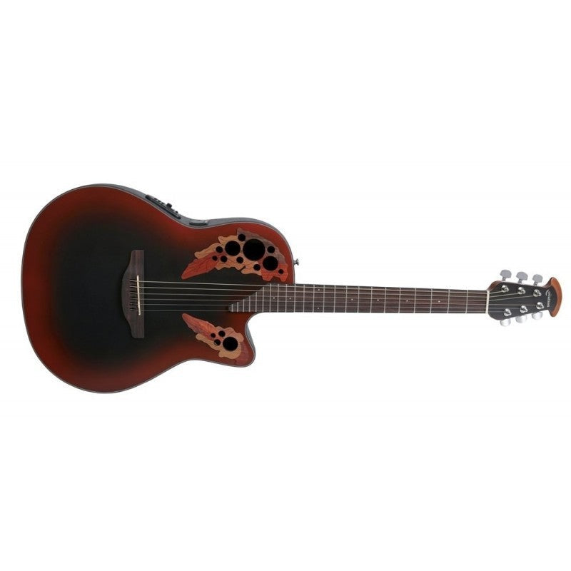Ovation Celebrity Elite CE44-RRB Acoustic/Electric Guitar - Exclusive Reverse Red Burst Offer