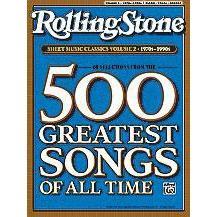 Alfred AP4939 Rolling Stone's 500 Greatest Songs Vol 2 (1970 - 1990) Piano/Vocal/Guitar Book