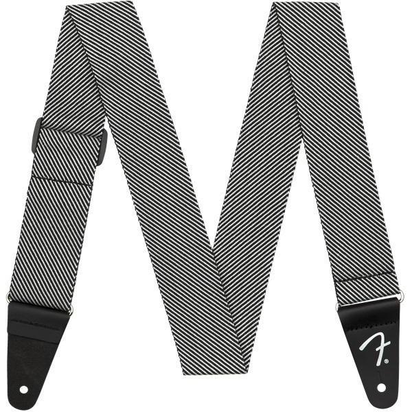 Fender Modern Tweed White/Black Guitar Strap with Classic Style