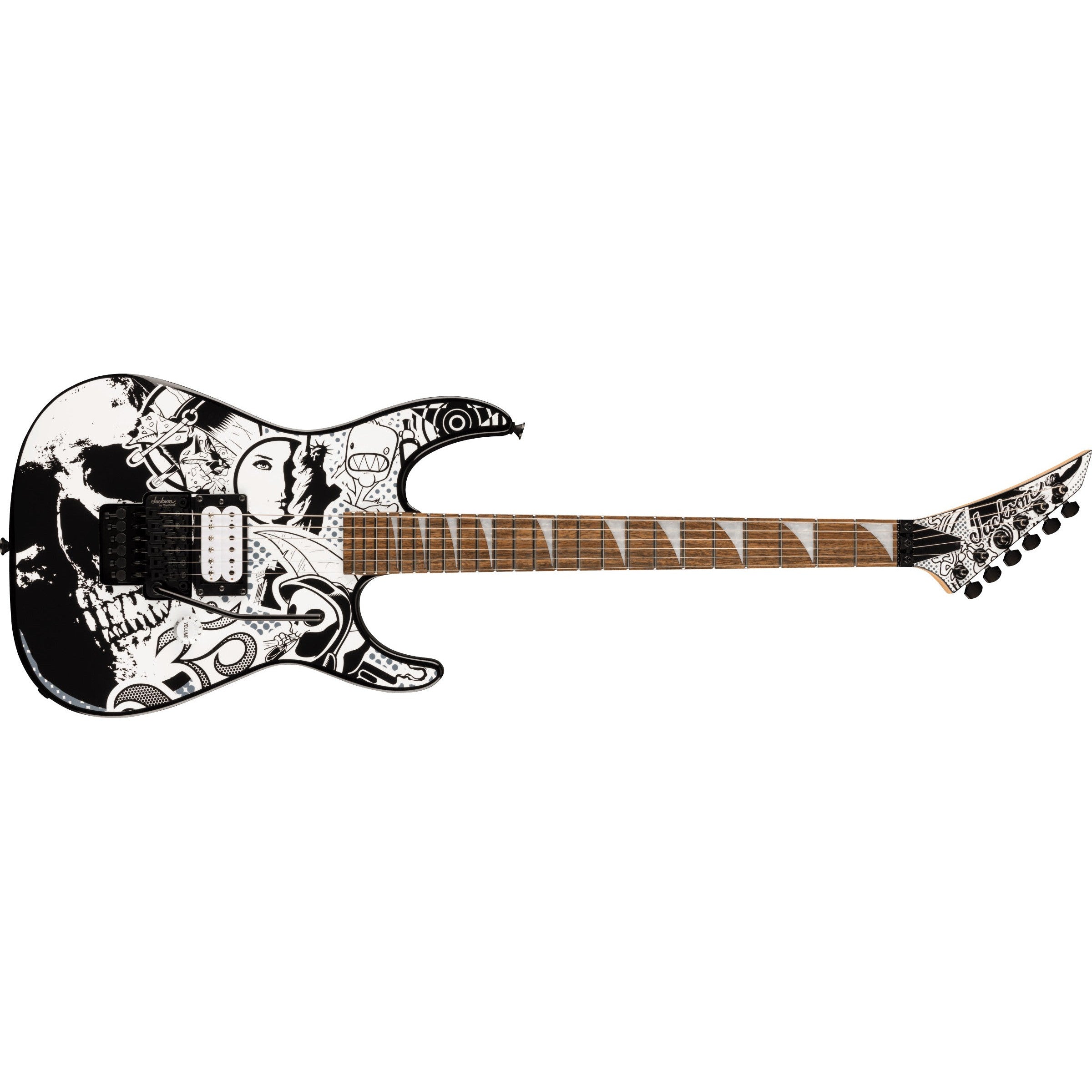 Jackson X-Series Dinky DK1 H Electric Guitar - Skull Kaos - Great Deal