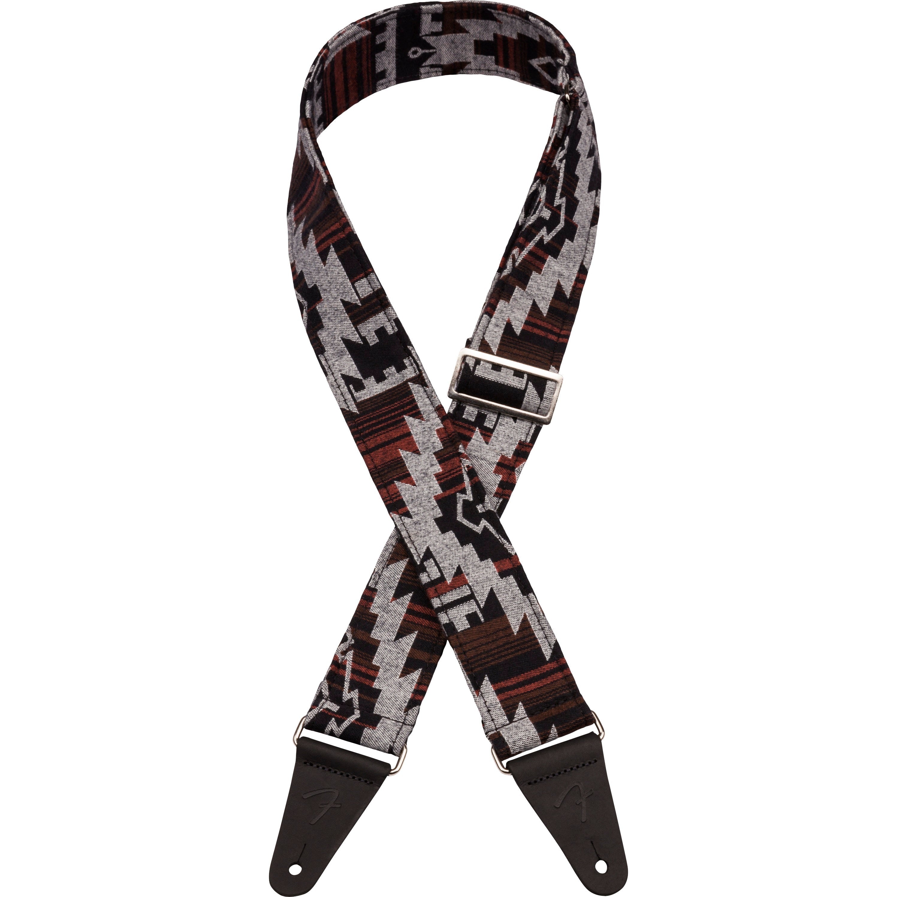 Fender Black Aztec Zion 2 Durable Guitar Strap