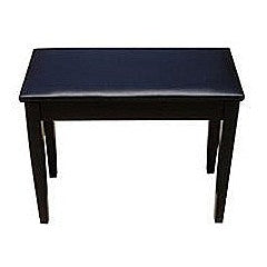 Stylish Black Korg PB - KRG - BK Piano Bench with Music Storage
