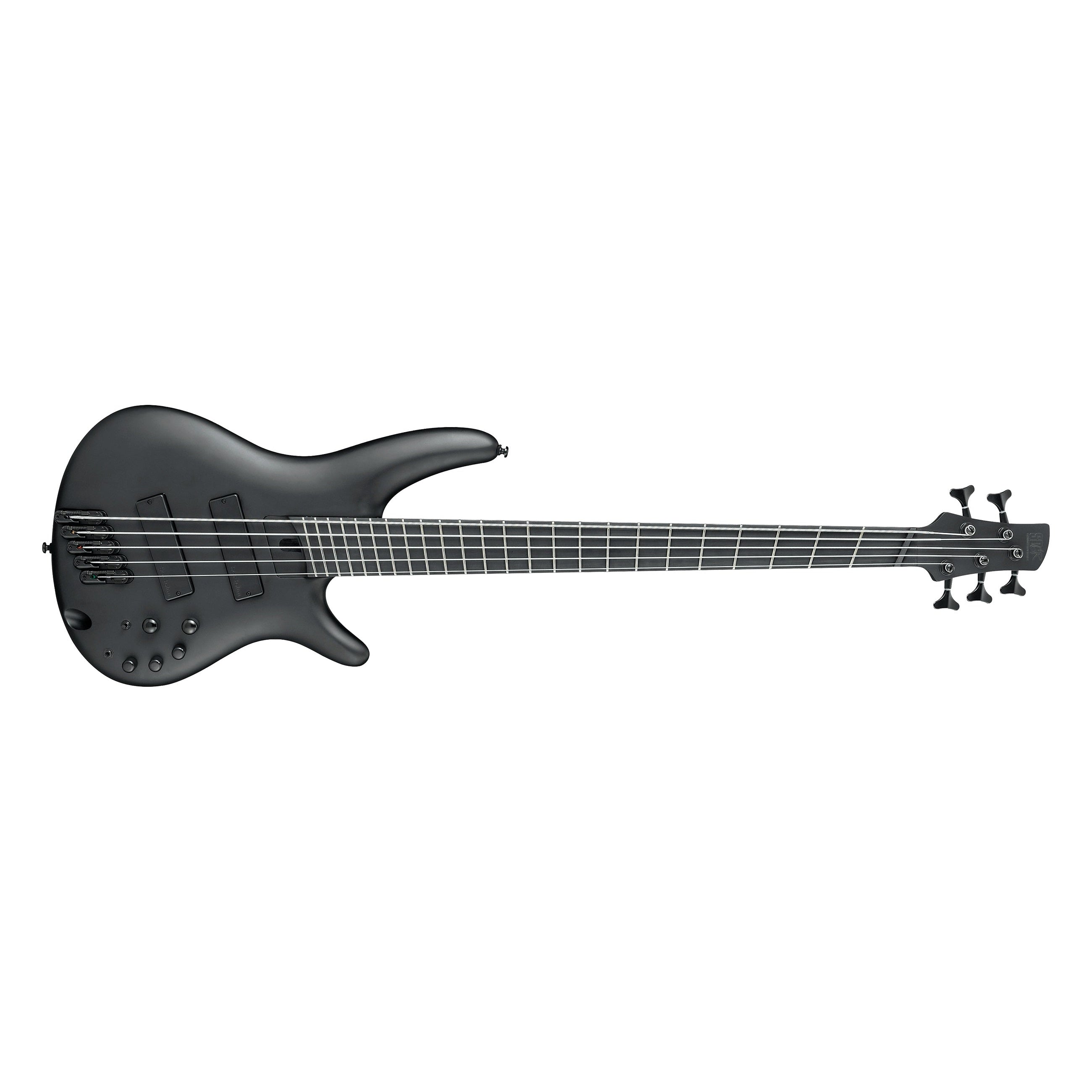 Ibanez Iron Label 5-String Multi Scale Bass Guitar SRMS625EX-BKF - Black Flat (Hot Deal!)