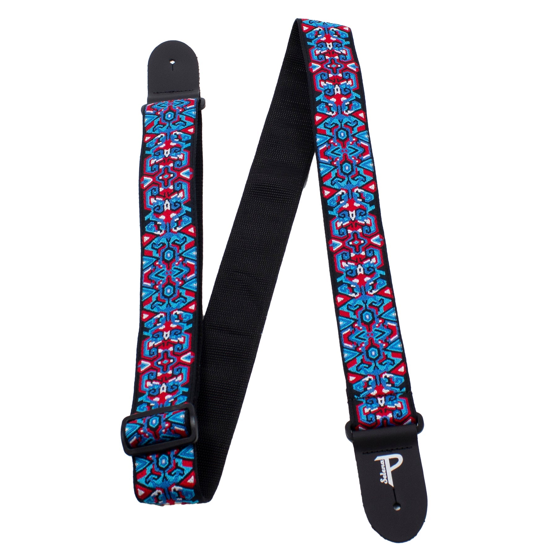 Perri's 7650 Hope Collection 2 Jacquard Guitar Strap - Stunning Fire & Ice Design