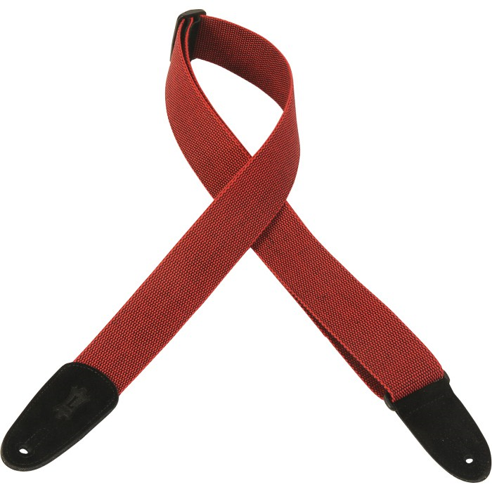 Levy's MT8-RED 2 Red Tweed Adjustable Guitar Strap