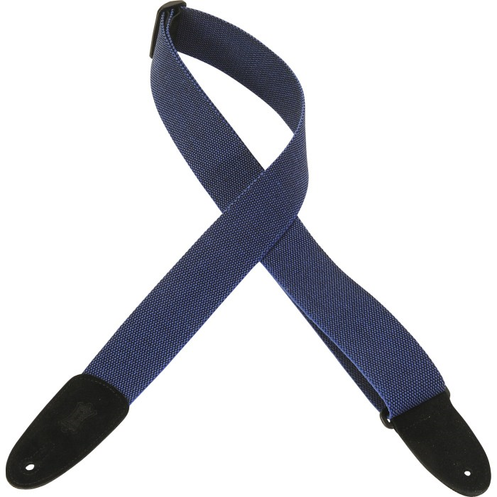 Levy's Blue Tweed Adjustable 2' Guitar Strap MT8-BLU 2