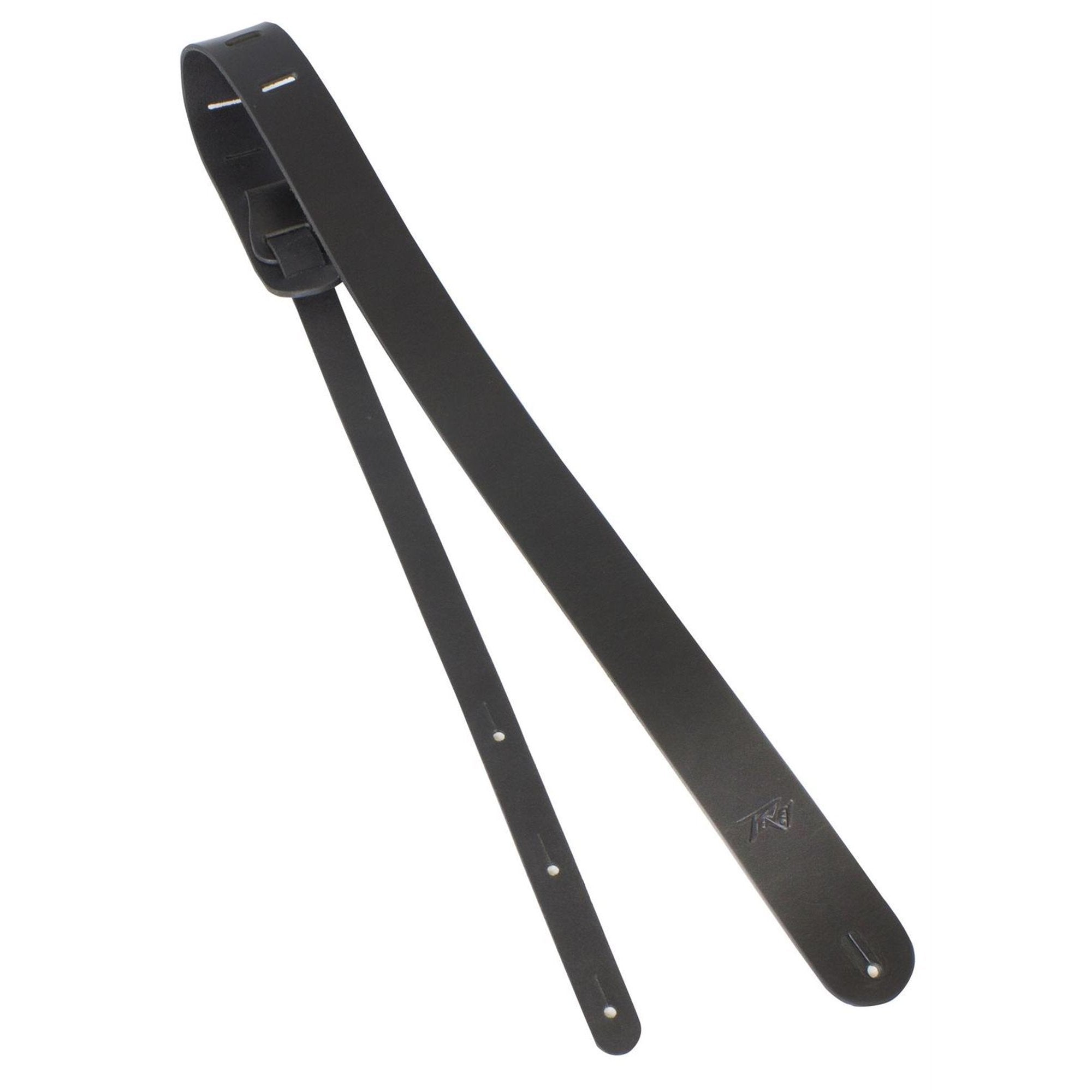 Hot Deal! Peavey Premium 2-Inch Black Leather Guitar Strap for Musicians