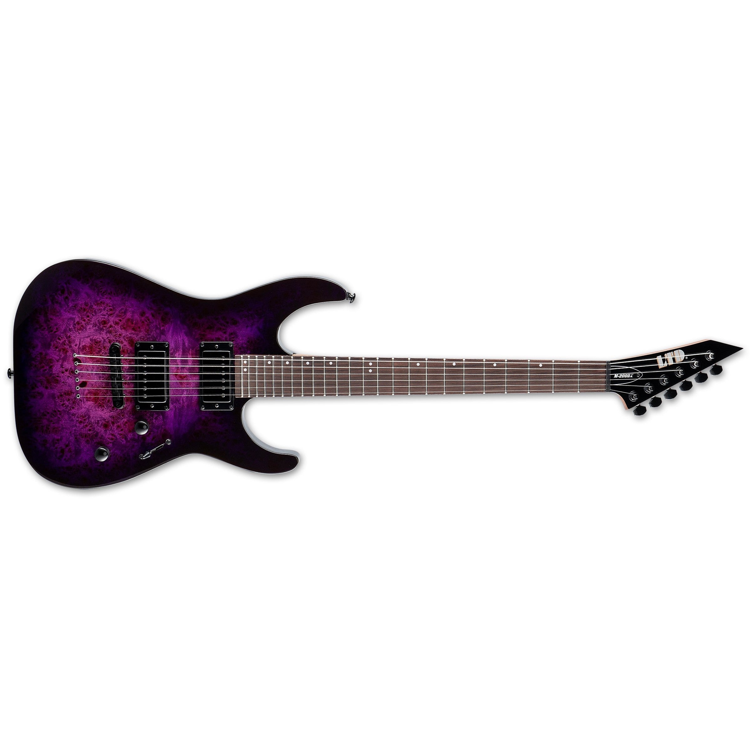 ESP LTD M-200DX-NT Electric Guitar in Stunning Purple Burst Finish