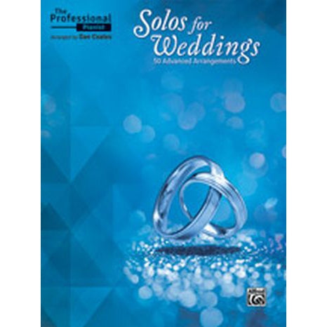 Alfred's Professional Wedding Piano Solos Book for Advanced Pianists