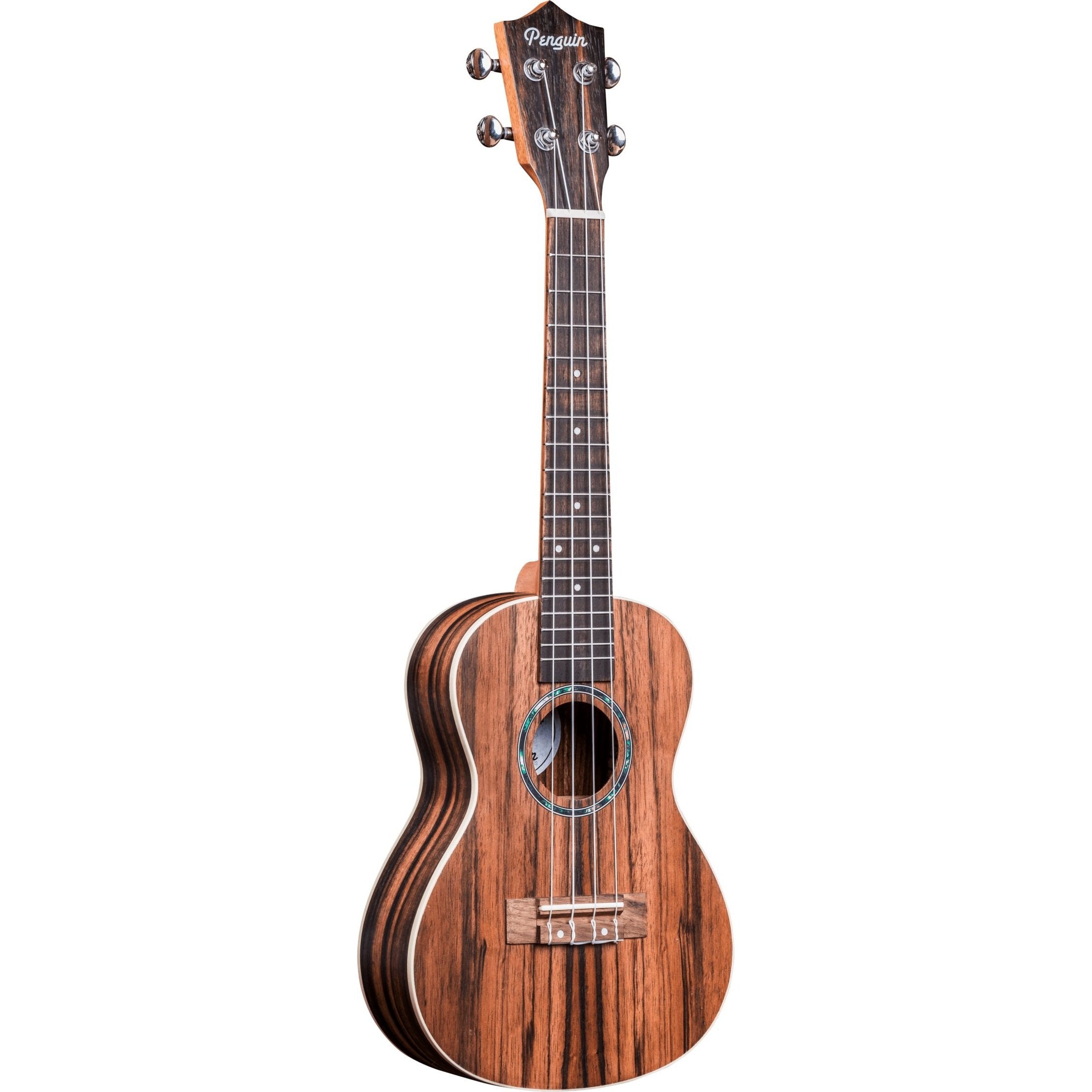 Amahi UK990C Classic Satin Finish Ebony Concert Ukulele with Gig Bag
