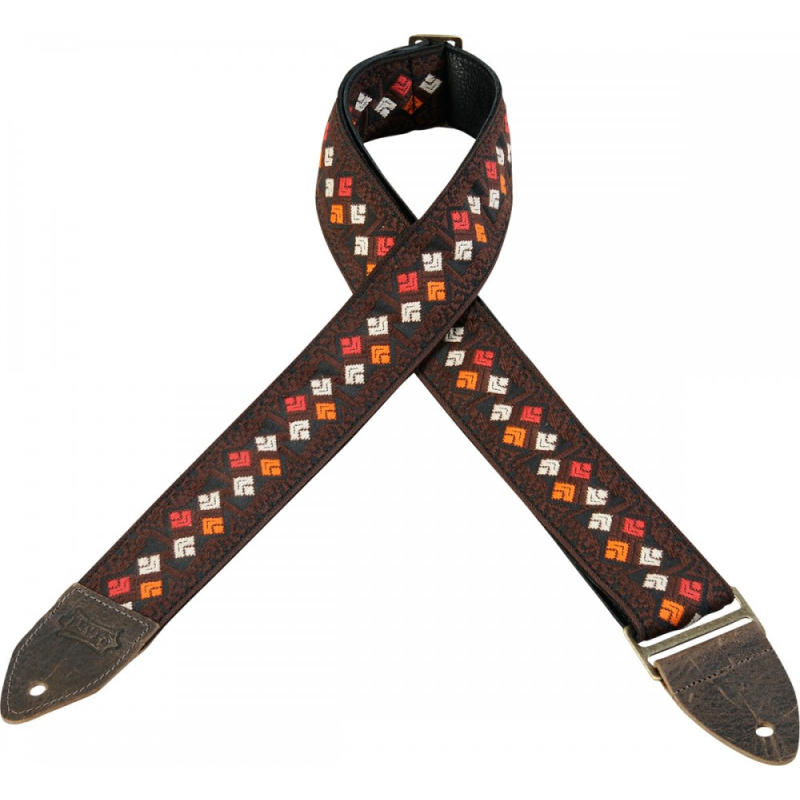 Hot Sale! Levy's 2-Inch Jacquard Weave Vintage Guitar Strap M8HTV-15