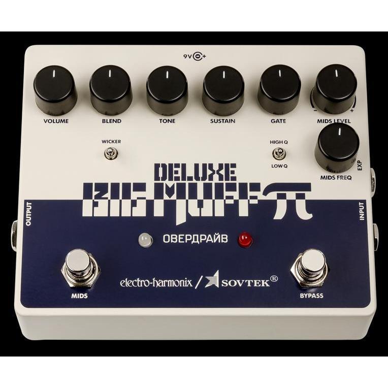 Electro - Harmonix SOVTEK Deluxe Big Muff PI Distortion Pedal with Advanced Controls