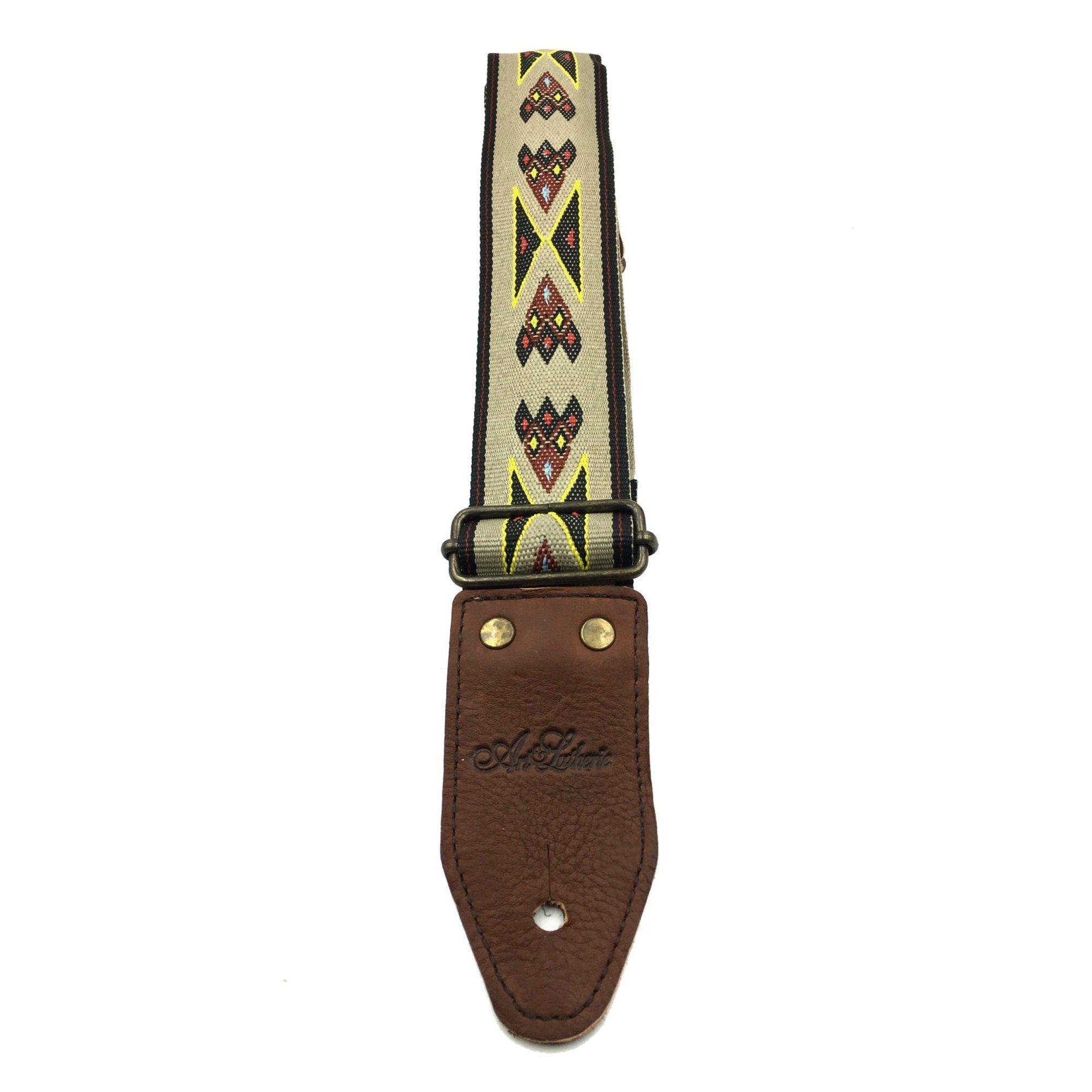 Hot Deal! Art & Lutherie Diablo Guitar Strap in Stylish Tan Color