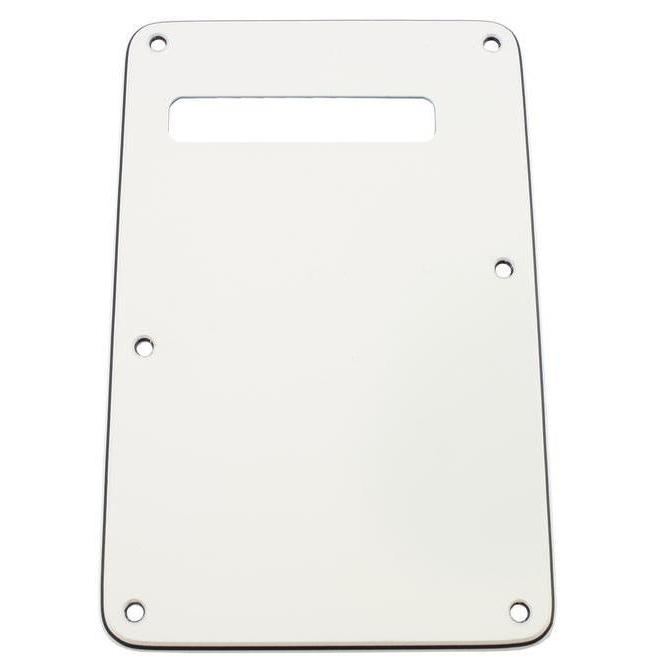 Hot Deal! All Parts 3 - Ply White/Black/White Slotted Tremolo Spring Cover Backplate PG - 0557 - 035