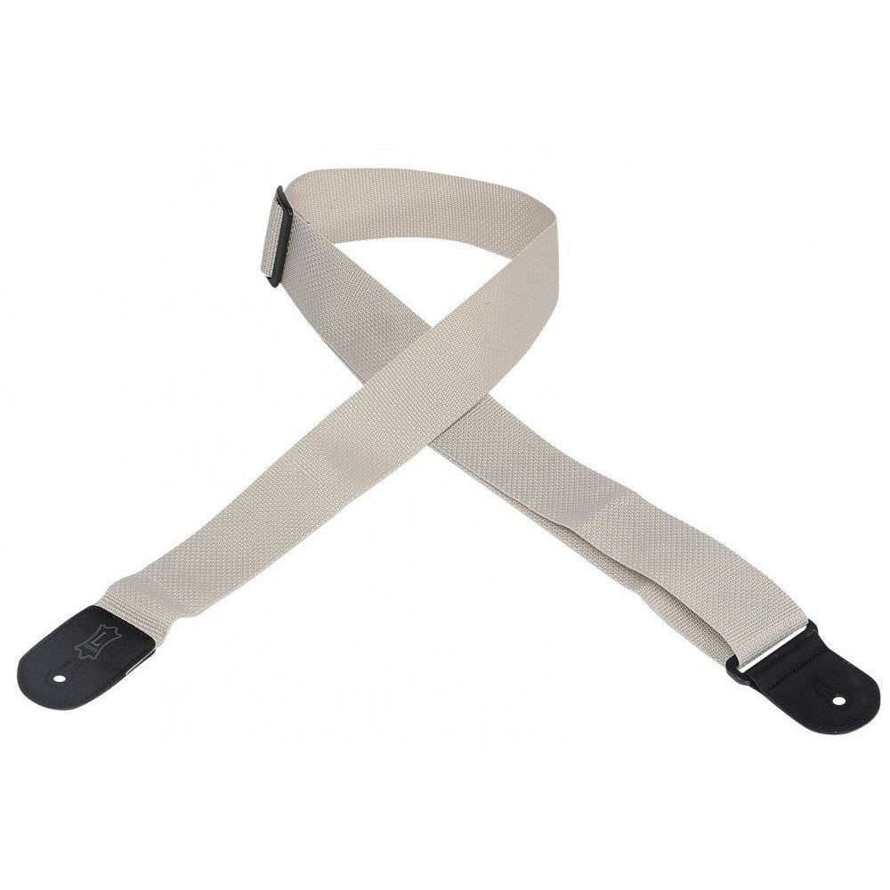 Levy's Grey 2 Nylon Guitar Strap - M8POLY-GRY On Sale