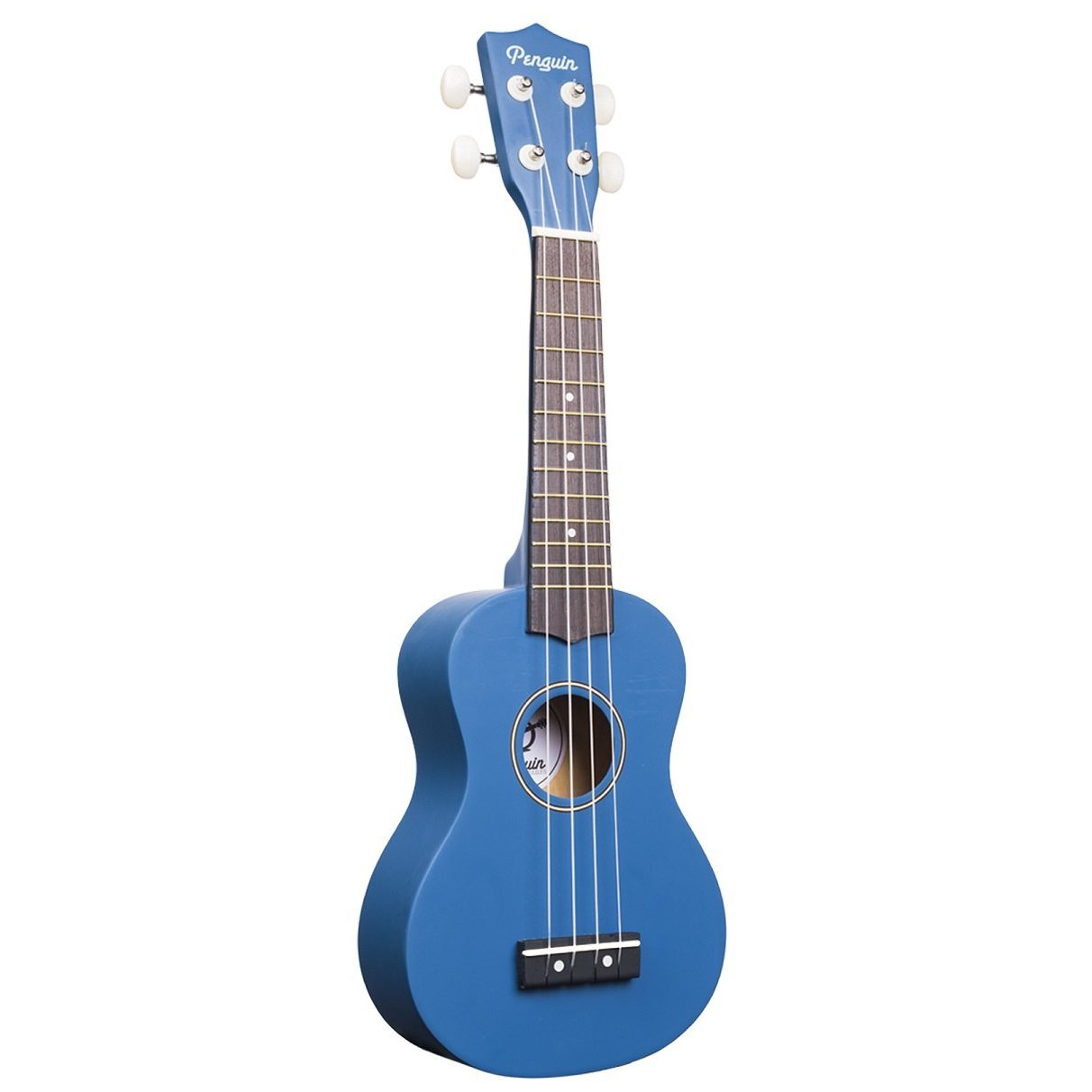 Hot Deal! Amahi Tropical Penguin Soprano Ukulele in Dark Blue with Gig Bag