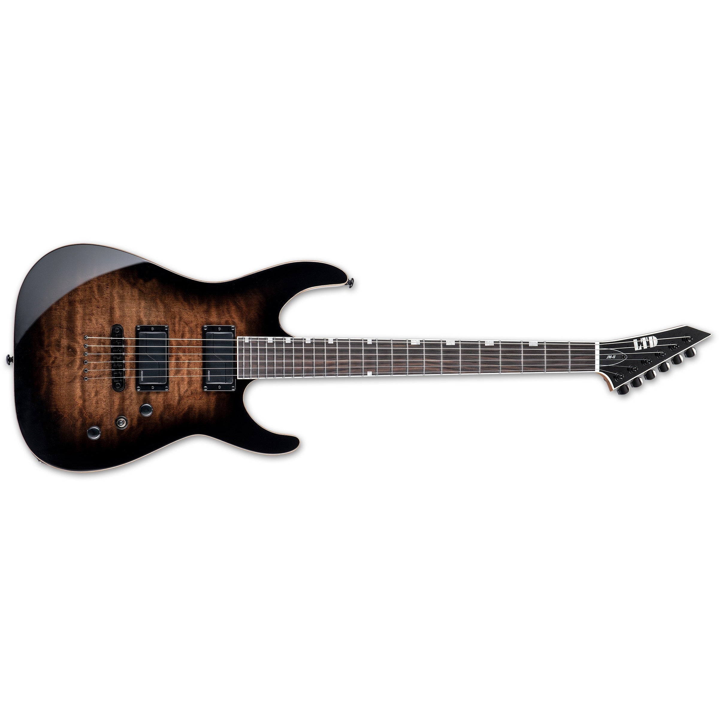 ESP LTD JM-II Josh Middleton Signature Electric Guitar with Hardshell Case - Black Shadow Burst Offer