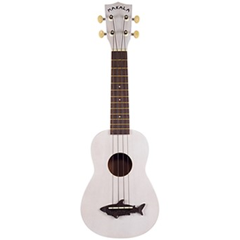 Affordable Makala White Soprano Ukulele with Gig Bag - Ideal Entry - Level Instrument