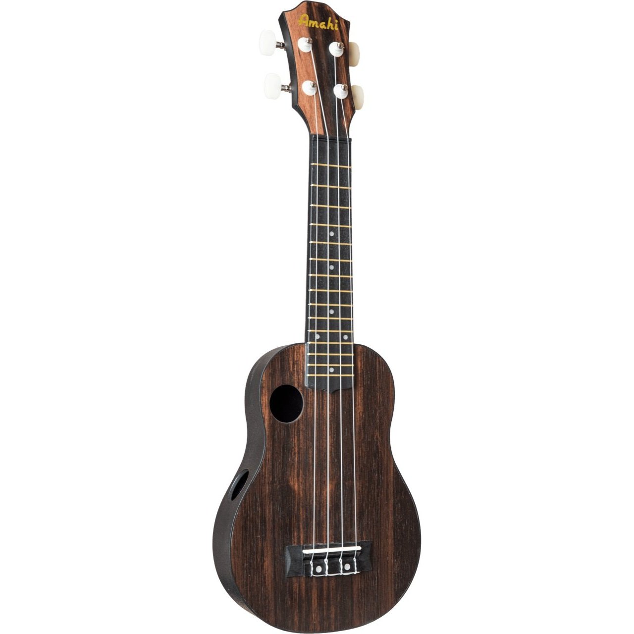 Hot Deal: Amahi HCLF990 Soprano Ukulele with Ebony Top and Gig Bag