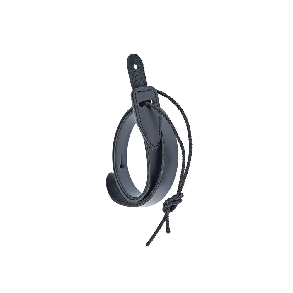Get the Premium D'Addario 75M00 3/4 Leather Mandolin Strap in Stylish Black