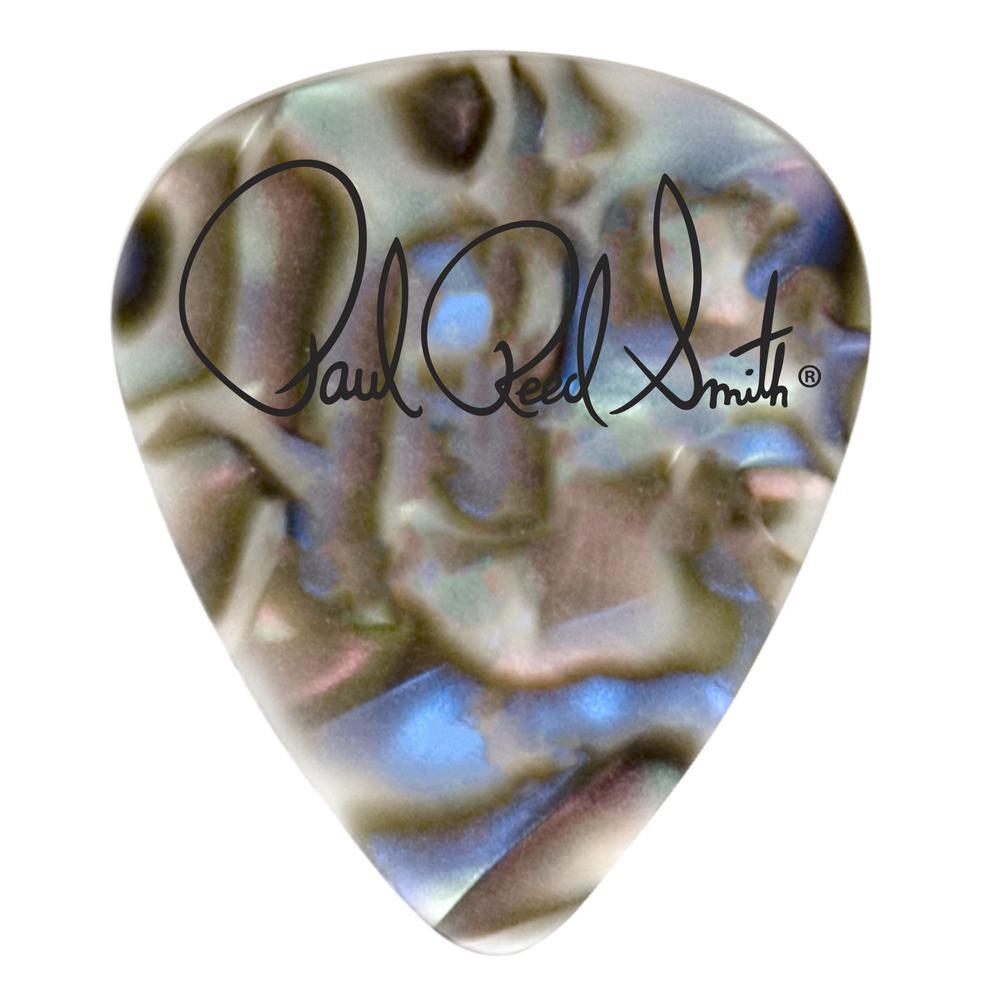 Paul Reed Smith Thin Celluloid Guitar Picks - 12 Pack with Abalone Shell Design