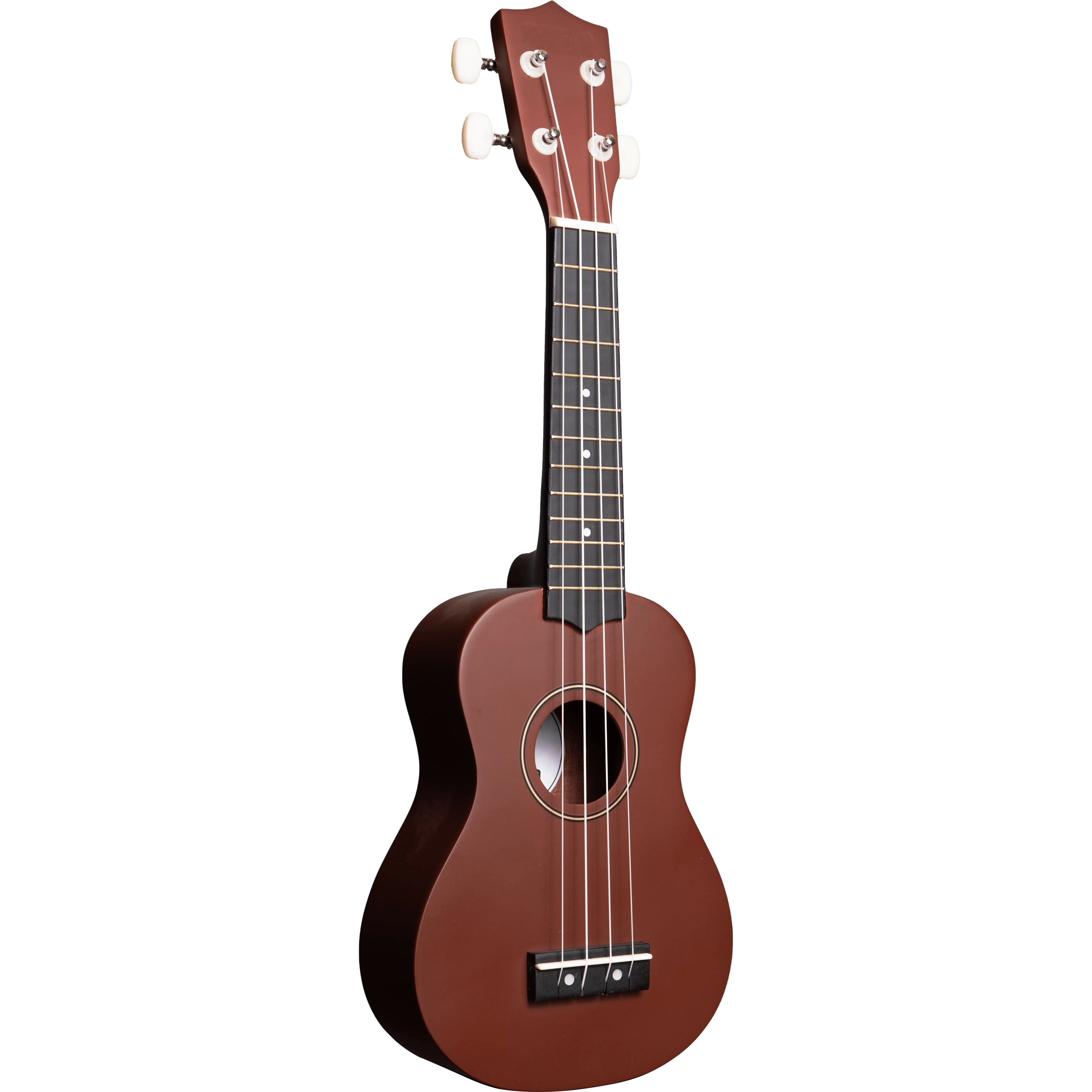 Amahi PNUKBR Tropical Series Chocolate Chip Brown Soprano Ukulele with Gig Bag