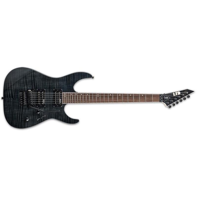 ESP LTD M-200FM Translucent Black Electric Guitar - Affordable High - Quality Shredder