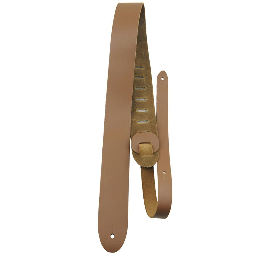 Perri's Tan Leather Guitar Strap - Adjustable, Now on Sale!