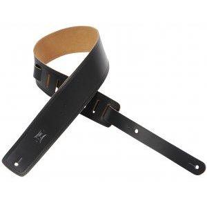 Levy's DM1-BLK 2.5 Leather Guitar Strap - Black | Sale