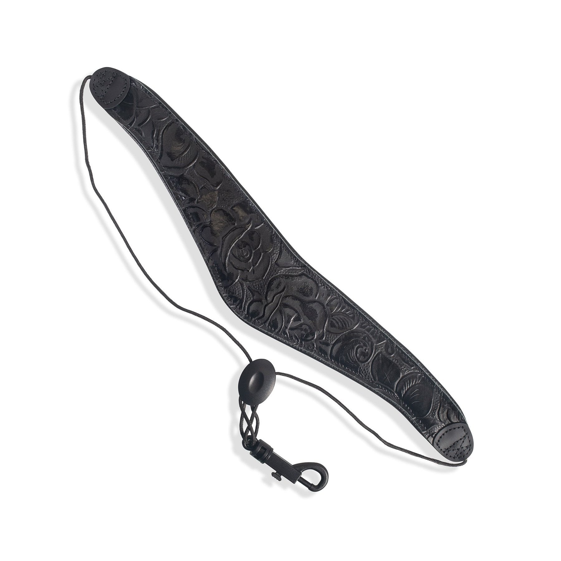 Levy's Premium 2.5-Inch Top Grain Leather Black Saxophone Strap - Luxury Comfort for Musicians