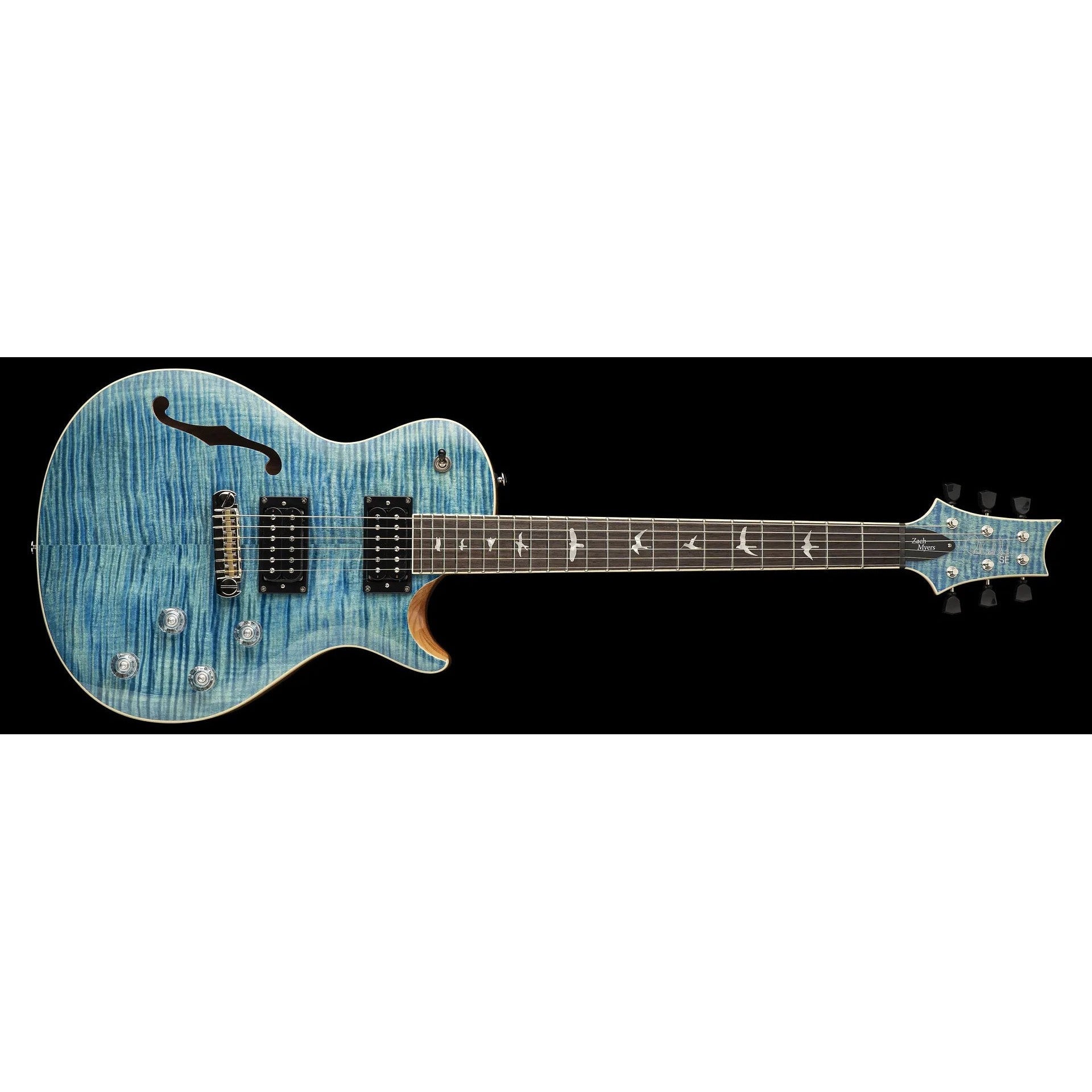 Paul Reed Smith SE Zach Myers Electric Guitar in Myers Blue with Gig Bag