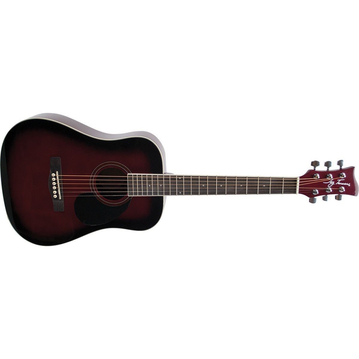 Hot Deal! Jay Turser 3/4 Size Red Sunburst Acoustic Guitar JTA523-RSB