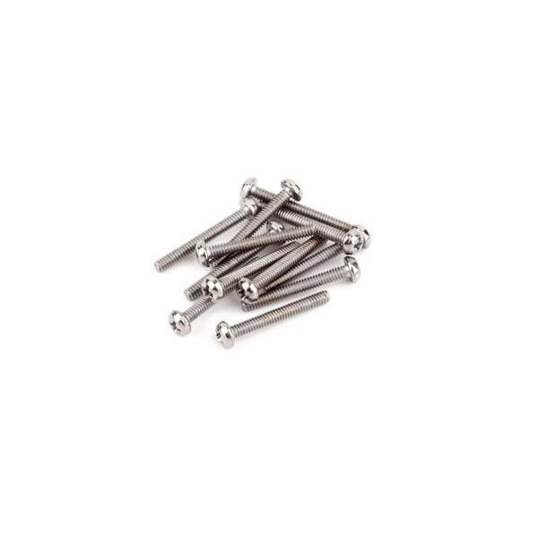 Fender Humbucking Pickup Screws - 12-Pack, Machine #3-48 x 13/16 RHP#4 HD