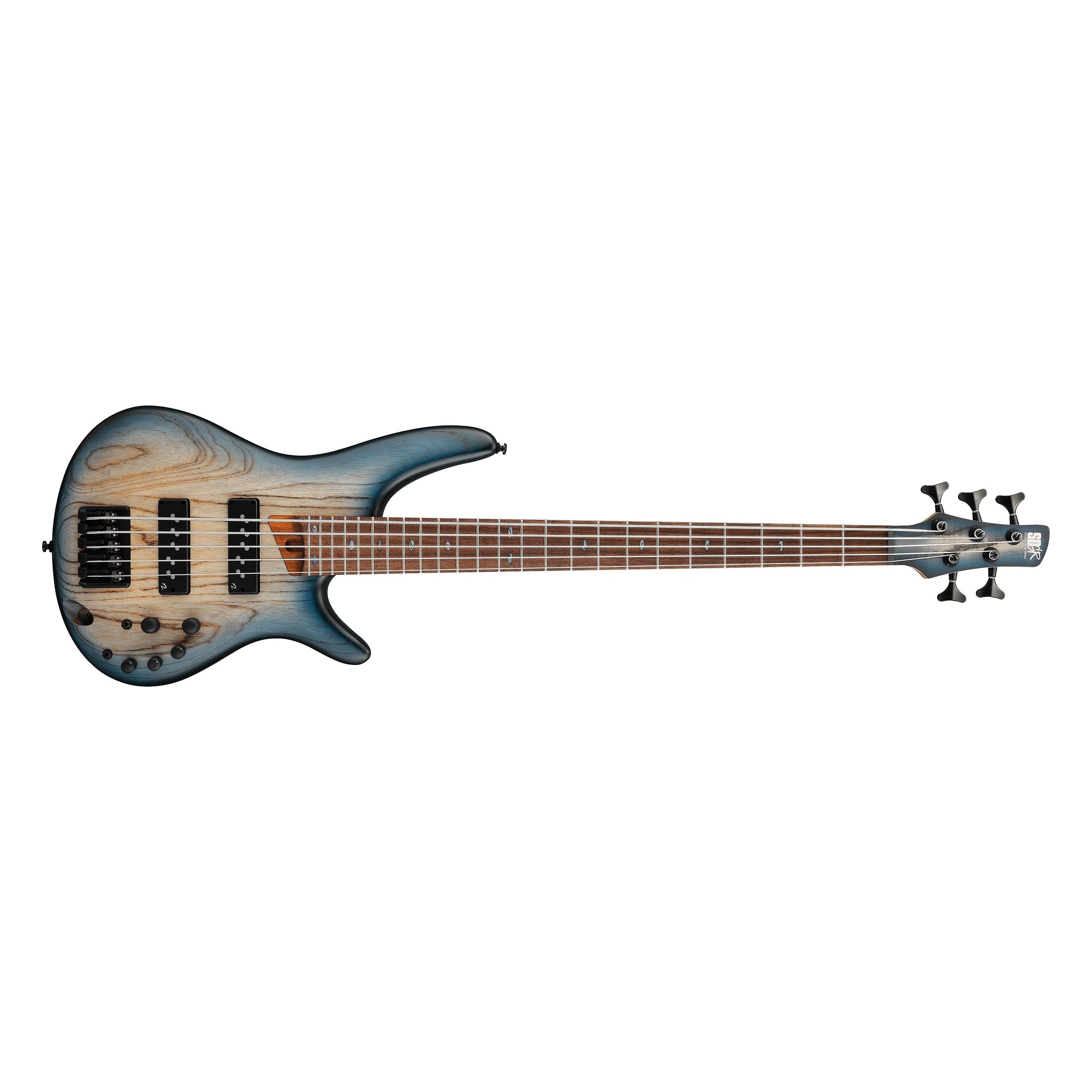 Hot Deal: Ibanez SR605E-CTF 5-String Electric Bass in Cosmic Blue Starburst Flat