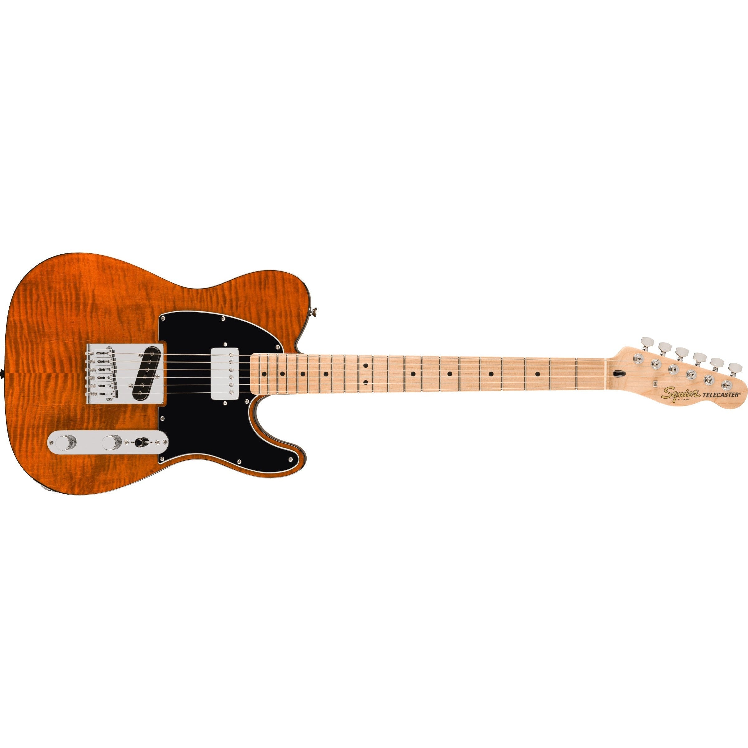 Hot Deal! Fender Squier Affinity Series Telecaster FMT SH Electric Guitar in Mocha Color