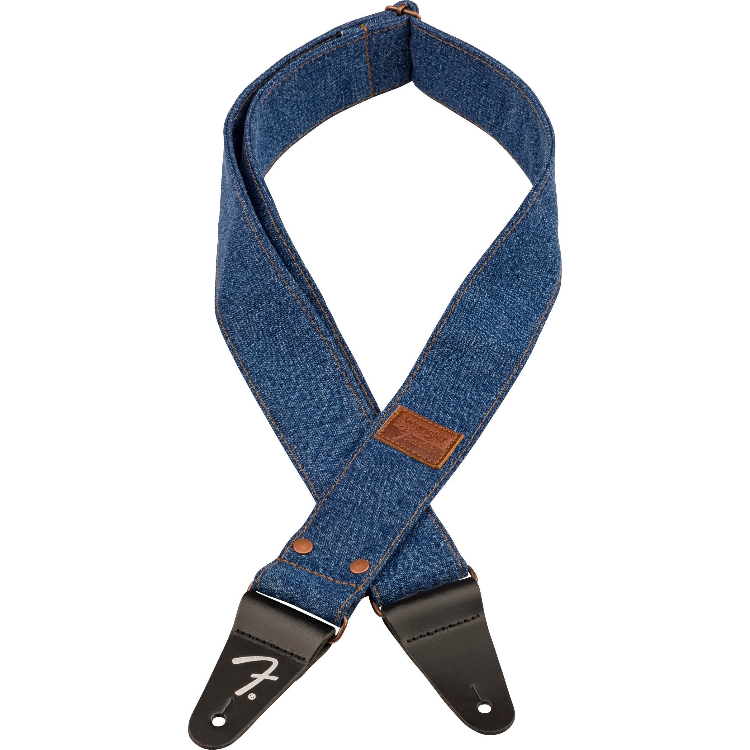 Fender x Wrangler Denim Guitar Strap - Indigo Rivet (Hot Deal!)