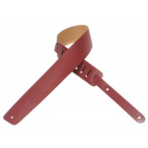 Hot Deal! Levy's 2-1/2 Leather Guitar Strap in Burgundy