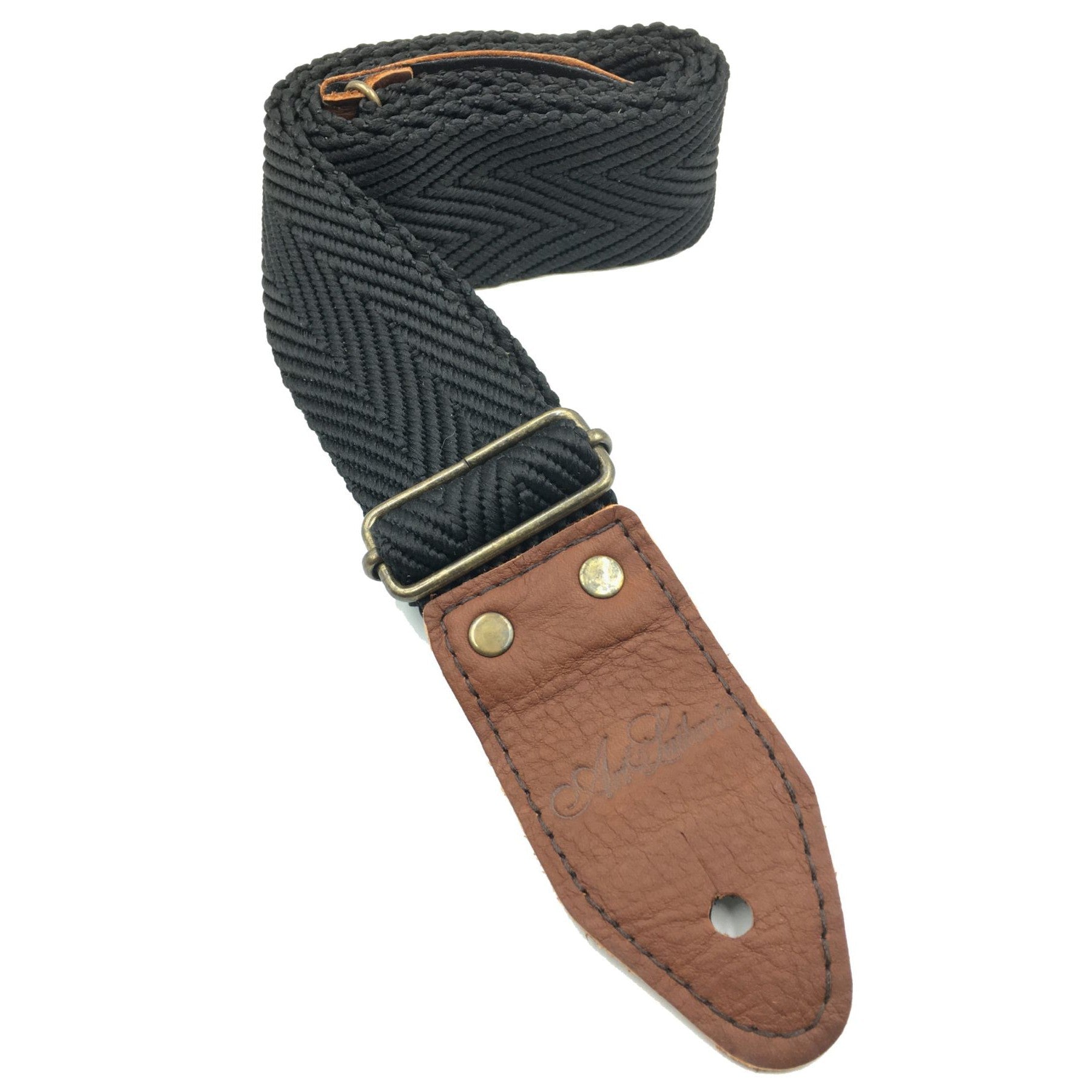 Hot Deal! Art & Lutherie Wrangler Black Woven Guitar Strap for Any Guitar