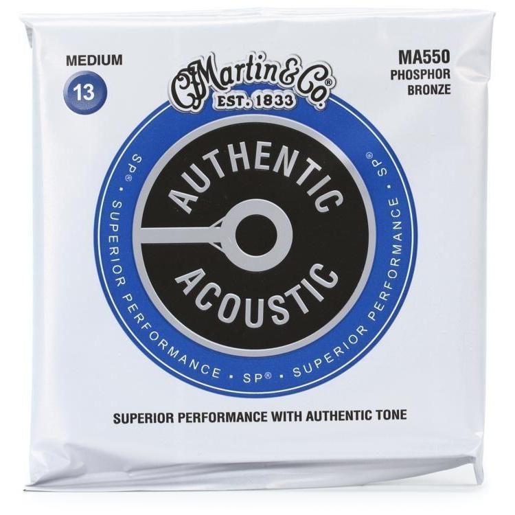 Hot Sale! Martin MA550 SP Acoustic Guitar Strings - Medium 13 - 56, Phosphor Bronze Authentic