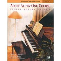 Hot! Alfred Adult All - in - One Basic Piano Course Level 1