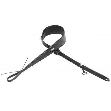 Levy's Black Leather Strap for PMSM1 Dobro Acoustic Guitar