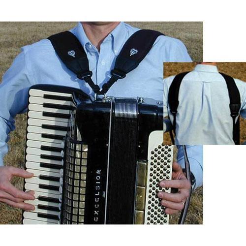 Neotech Black Accordion Strap - The Ideal Solution for Comfortable Accordion Playing