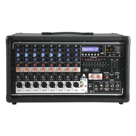 Hot Deal! Peavey 8-Channel Bluetooth Powered Mixer with Effects - 400 Watts