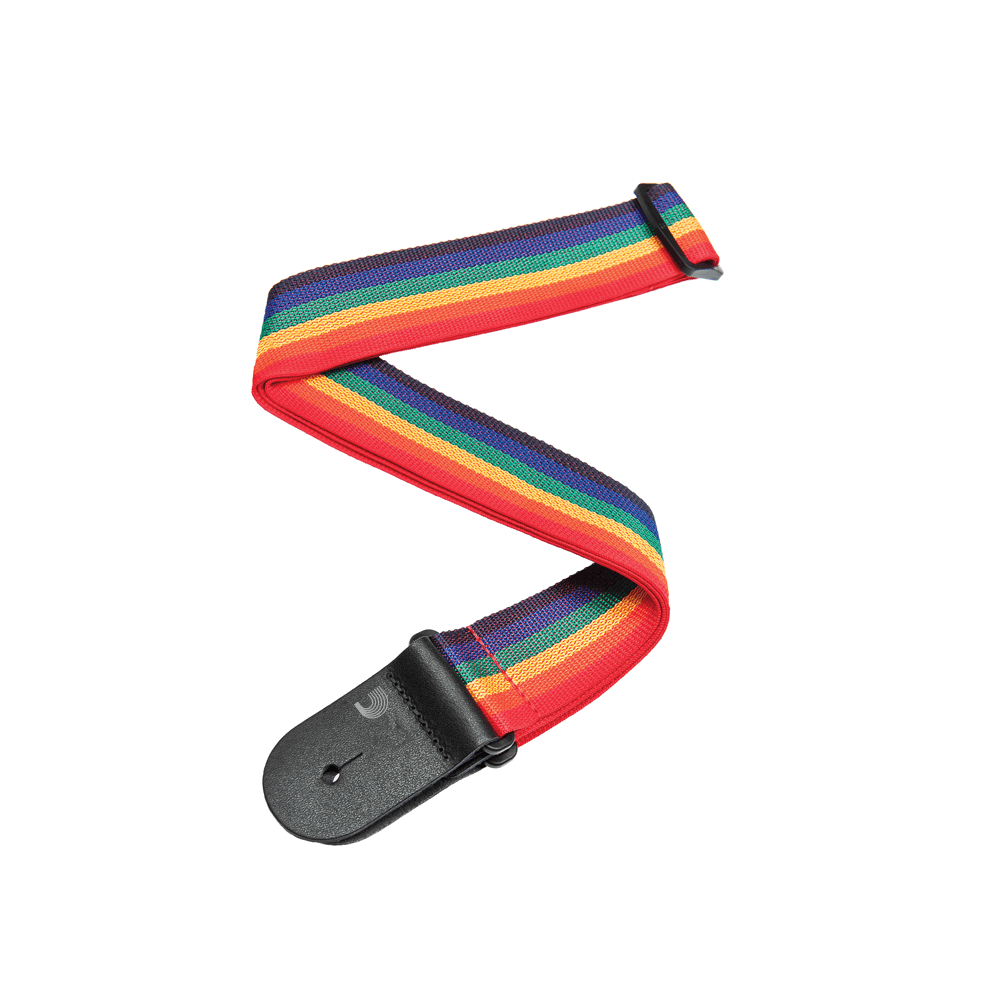 Planet Waves 2 Nylon Guitar Strap - Rainbow, Great Value!